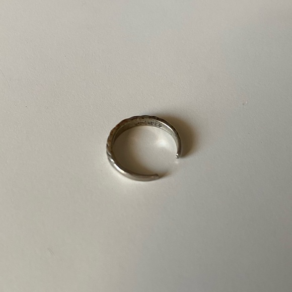 Adjustable Vintage 925 Silver Toe Ring - Picture 3 of 4